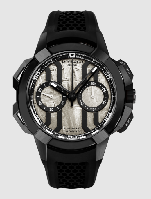Review Jacob & Co epic x chrono 44mm METEOR X BLACK ec430.21.ad.ae.abrua Replica watch